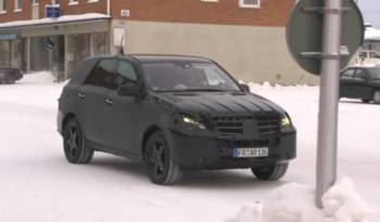 Video: 2012 Mercedes ML spied