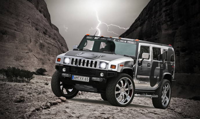 CFC Chromed Hummer H2