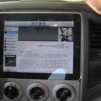 Apple iPad in-car installation video