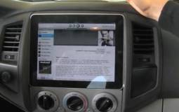 Apple iPad in-car installation video