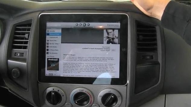 Apple iPad in-car installation video