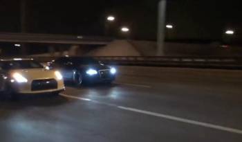 Audi RS6 Evotech vs Nissan GT-R