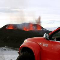 Top Gear drives Toyota Hilux near Active Volcano