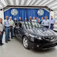 Vauxhall Ampera production started