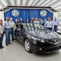 Vauxhall Ampera production started