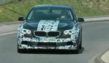 2011 BMW M5 spy video