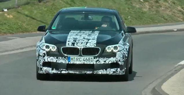 2011 BMW M5 spy video