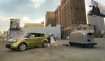 Kia Soul rapping hamsters promo