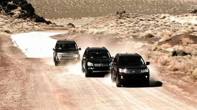 Land Rover LR4 vs Lexus GX460 vs Mercedes GL450