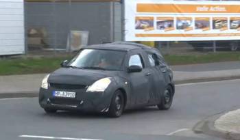 2011 Suzuki Swift spy video