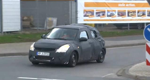 2011 Suzuki Swift spy video