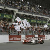 Audi R15 TDI winner at 2010 Le Mans 24h
