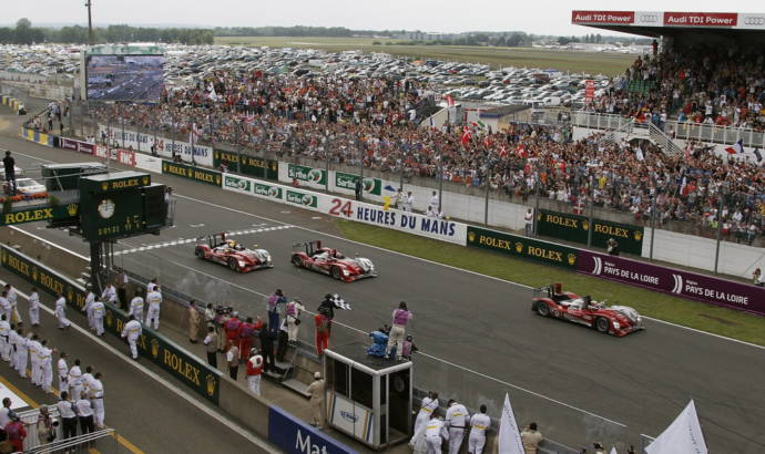 Audi R15 TDI winner at 2010 Le Mans 24h