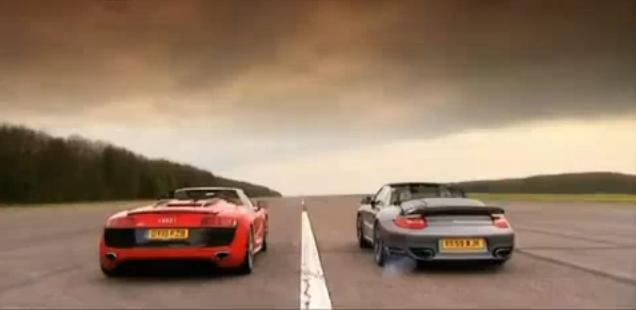 Audi R8 Spyder vs Porsche 911 Turbo Cabrio