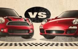 MINI Cooper S vs Porsche 911 Carrera S
