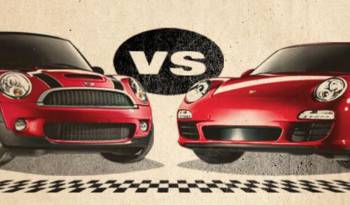 MINI Cooper S vs Porsche 911 Carrera S