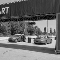 Mini Cooper S beaten by Porsche 911 Carrera S in Road Atlanta race