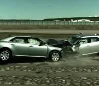 Saab 9-5 crash test video