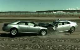 Saab 9-5 crash test video