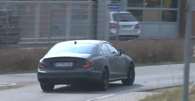 Video: 2011 Mercedes CLS AMG spied