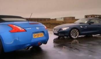 Video: BMW Z4 sDrive35i vs Nissan 370Z Convertible