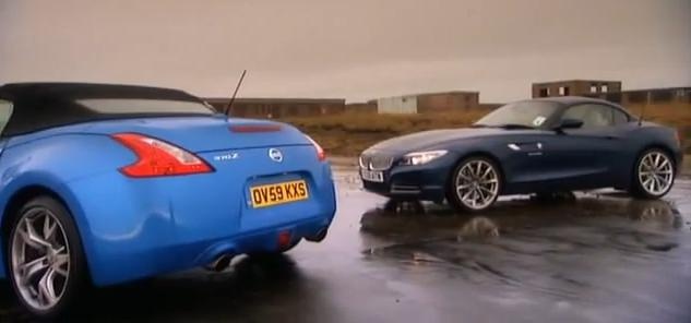 Video: BMW Z4 sDrive35i vs Nissan 370Z Convertible