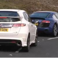 Video: Honda Civic Type R Mugen vs Audi R8 V10