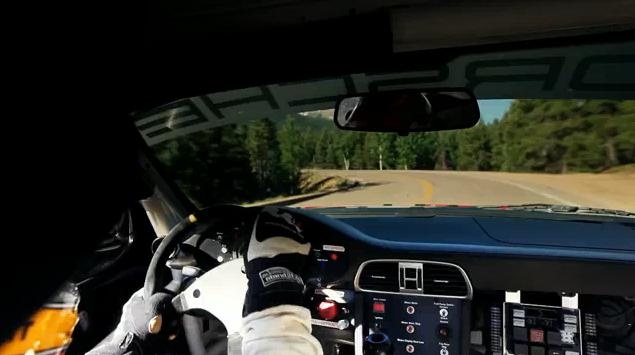 Video: Porsche 911 GT3 CUP at Pikes Peak 2010