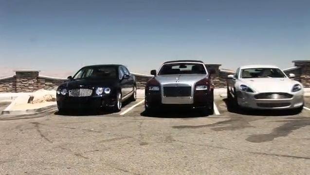 Aston Martin Rapide vs Rolls Royce Ghost vs Bentley Continental Flying Spur