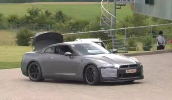 2011 Nissan GT-R SpecM spy video