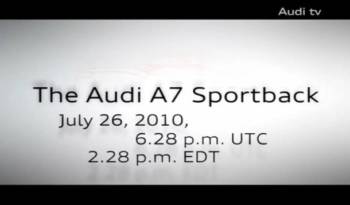 Audi A7 Sportback launch date