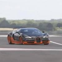 Bugatti Veyron Super Sport fastest car on Top Gear track