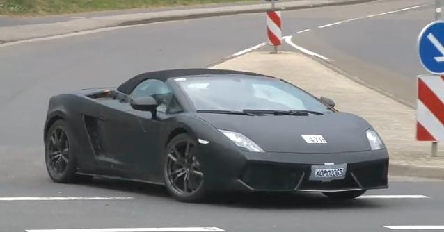 Lamborghini Gallardo Valentino Balboni Spyder spy video