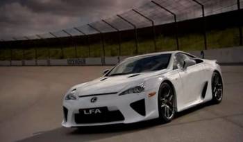 Lexus LFA track video