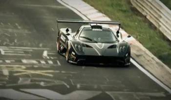 Pagani Zonda R Nurburgring Record video