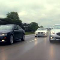 Video: 2010 Audi A6 3.0T Quattro vs 2011 BMW 535i vs 2011 Infiniti M37