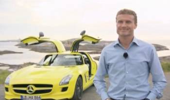 Video: Mercedes SLS AMG E-CELL Test Drive with David Coulthard