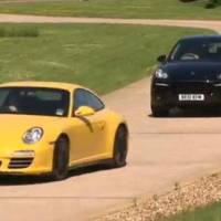 Video: Porsche Cayenne Turbo vs Porsche 911 Carrera 4S