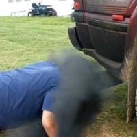Video: Teenager Faces Diesel Truck Exhaust