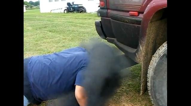 Video: Teenager Faces Diesel Truck Exhaust