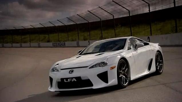 Lexus LFA track video