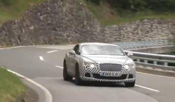 2011 Bentley Continental GT facelift spy video