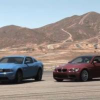 2011 Ford Mustang GT vs 2011 BMW M3 Coupe video