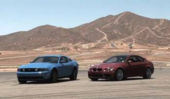 2011 Ford Mustang GT vs 2011 BMW M3 Coupe video
