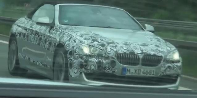 2012 BMW 6 Series Cabrio spy video