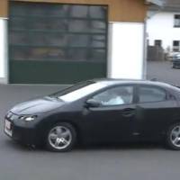 2012 Honda Civic spy video