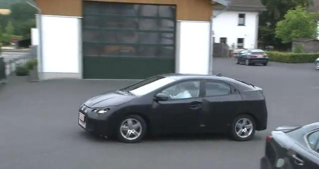 2012 Honda Civic spy video