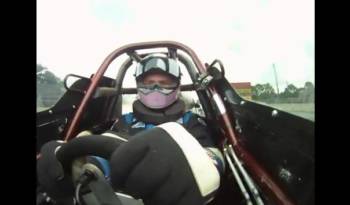 Dragster crash video