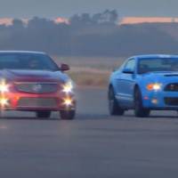 Video: Cadillac CTS-V Coupe vs Shelby GT500