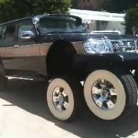 Video: Nissan Patrol six-wheeler